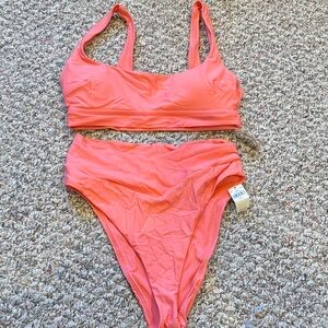 Aerie Coral Bikini Set